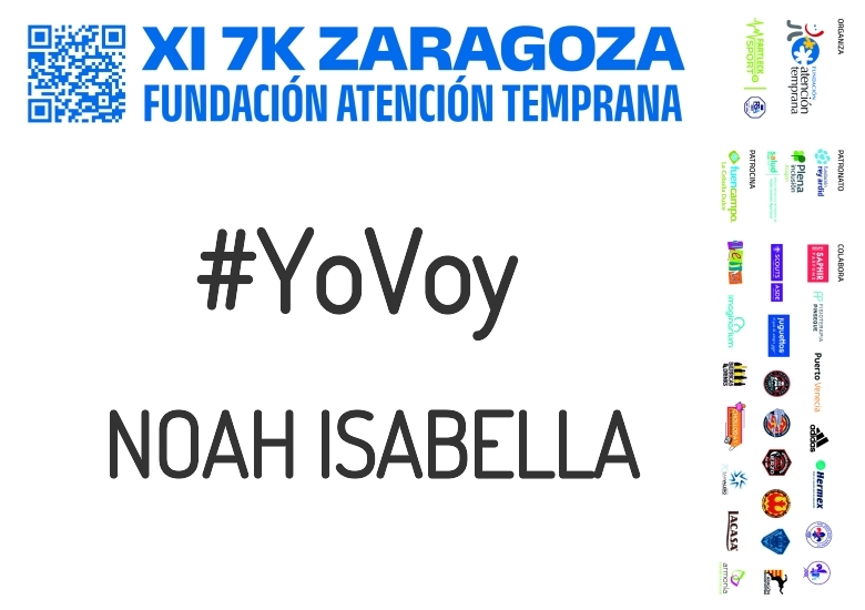 #EuVou - NOAH ISABELLA (XI 7K FUNDACIÓN ATENCIÓN TEMPRANA)
