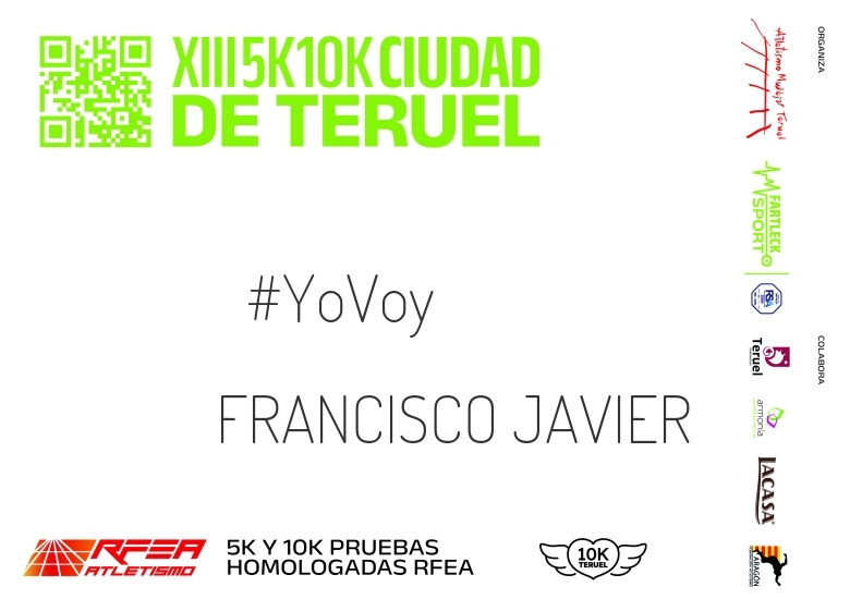 #YoVoy - FRANCISCO JAVIER (10K Y 5K CIUDAD DE TERUEL 2024)