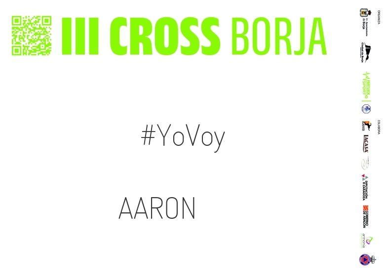 #YoVoy - AARON (III CROSS DE BORJA 2024)