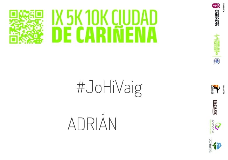 #ImGoing - ADRIÁN (IX 5K 10K CIUDAD DE CARIÑENA 2024)