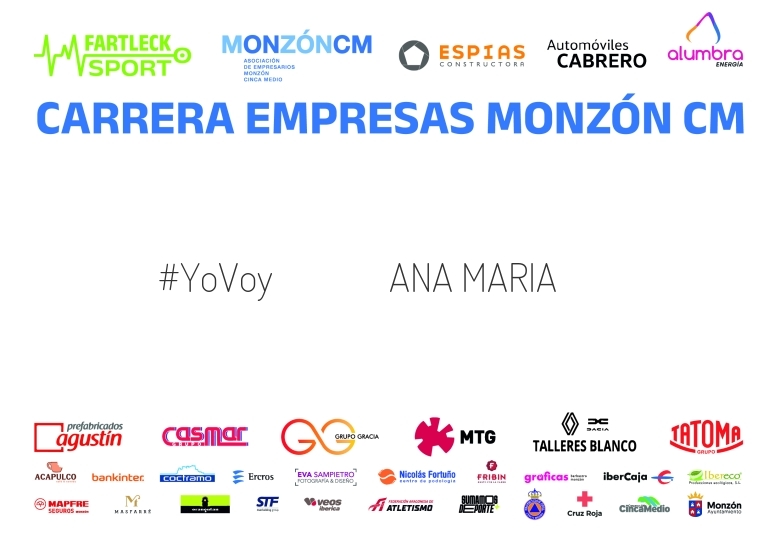 #ImGoing - ANA MARIA (I CARRERA EMPRESAS MONZÓN CM 2024)