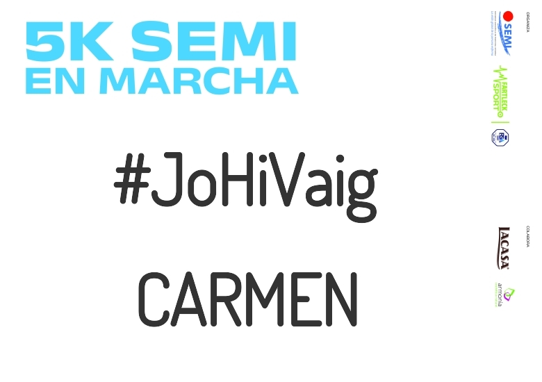 #YoVoy - CARMEN (5K SEMI EN MARCHA 2023)