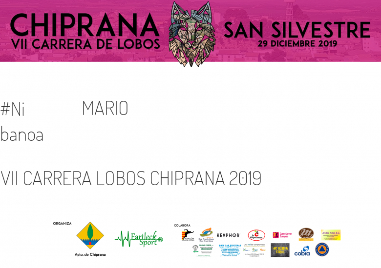 #YoVoy - MARIO (VII CARRERA LOBOS CHIPRANA 2019 )