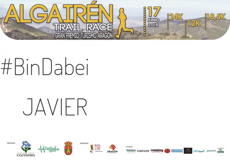#YoVoy - JAVIER (ALGAIREN TRAIL RACE  2018 )