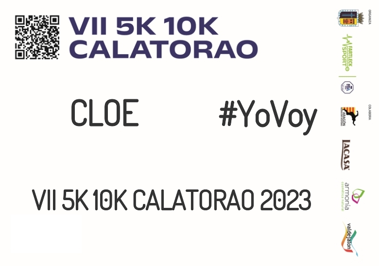 #YoVoy - CLOE (VII 5K 10K CALATORAO 2023)