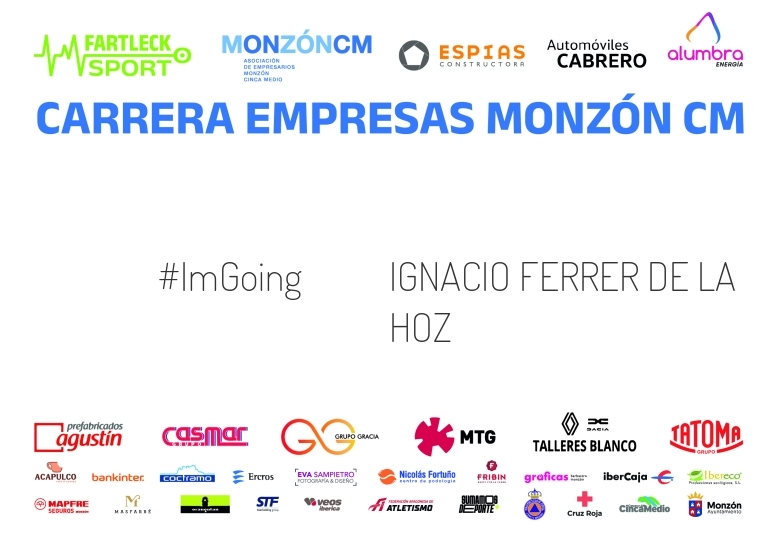 #BinDabei - IGNACIO FERRER DE LA HOZ (I CARRERA EMPRESAS MONZÓN CM 2024)