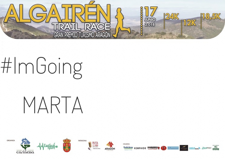 #YoVoy - MARTA (ALGAIREN TRAIL RACE  2018 )
