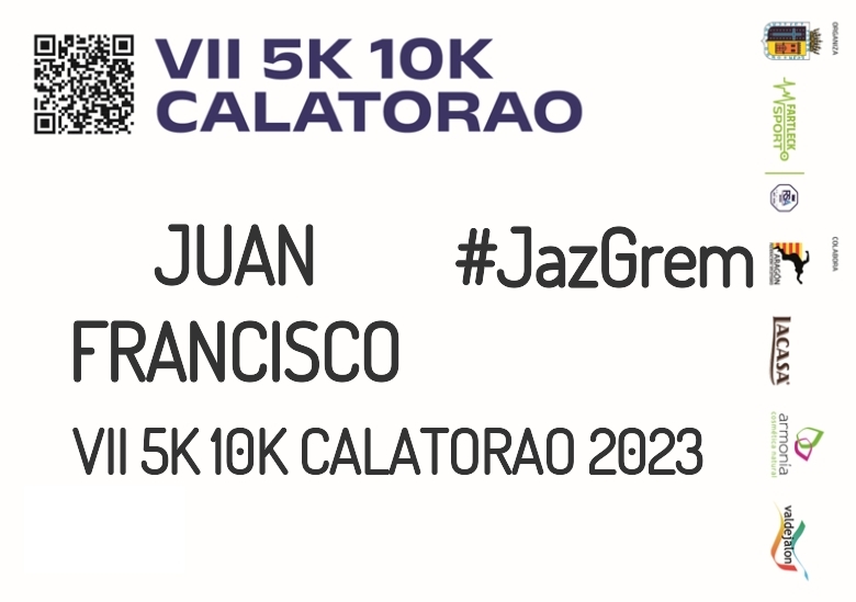 #YoVoy - JUAN FRANCISCO (VII 5K 10K CALATORAO 2023)