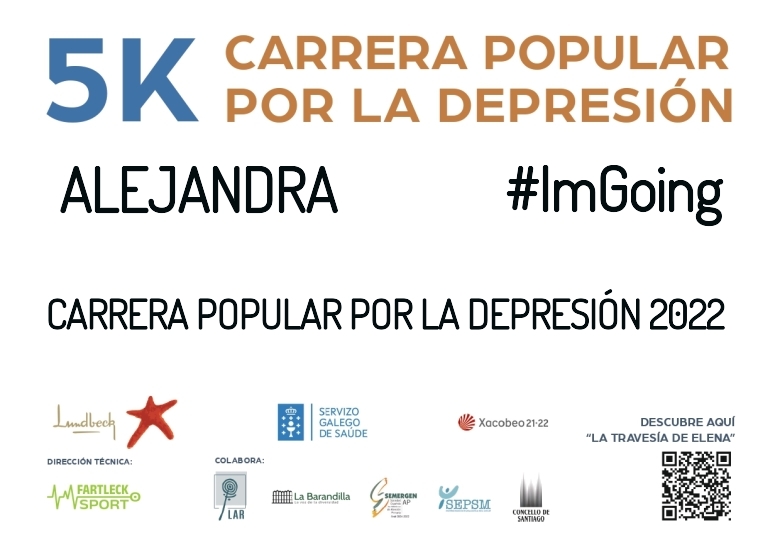 #JoHiVaig - ALEJANDRA (CARRERA POPULAR POR LA DEPRESIÓN 2022)
