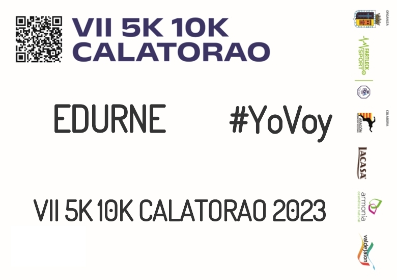 #JoHiVaig - EDURNE (VII 5K 10K CALATORAO 2023)