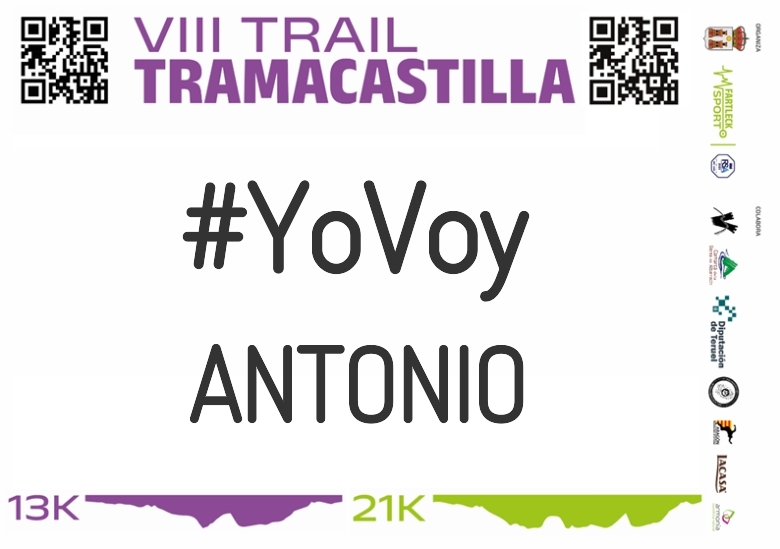 #YoVoy - ANTONIO (VIII TRAMACASTILLA TRAIL DESAFÍO BARRANCO HONDO 2023)