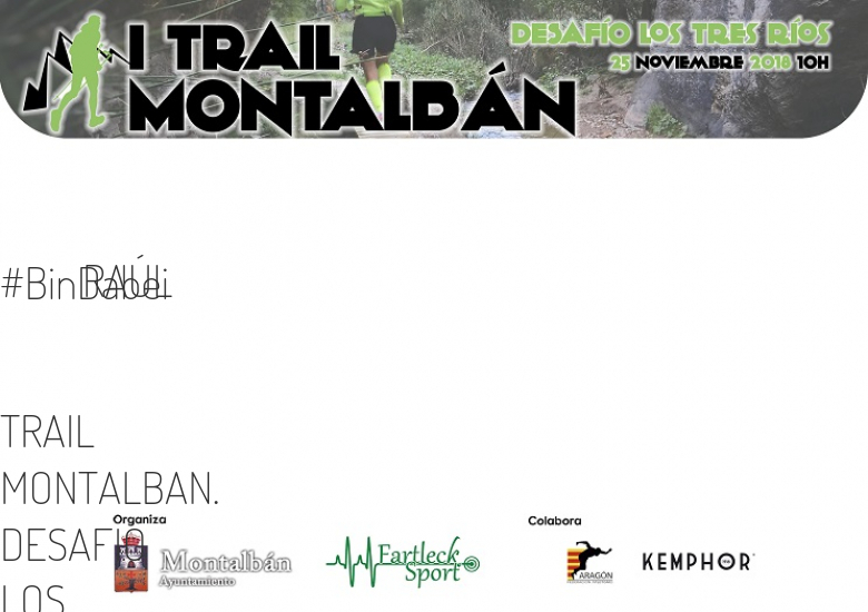 #YoVoy - RAÚL (TRAIL MONTALBAN. DESAFIO LOS TRES RIOS)