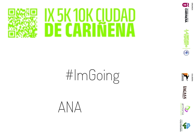 #YoVoy - ANA (IX 5K 10K CIUDAD DE CARIÑENA 2024)