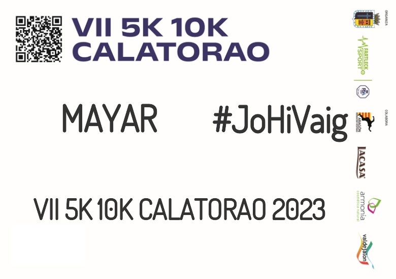 #YoVoy - MAYAR (VII 5K 10K CALATORAO 2023)
