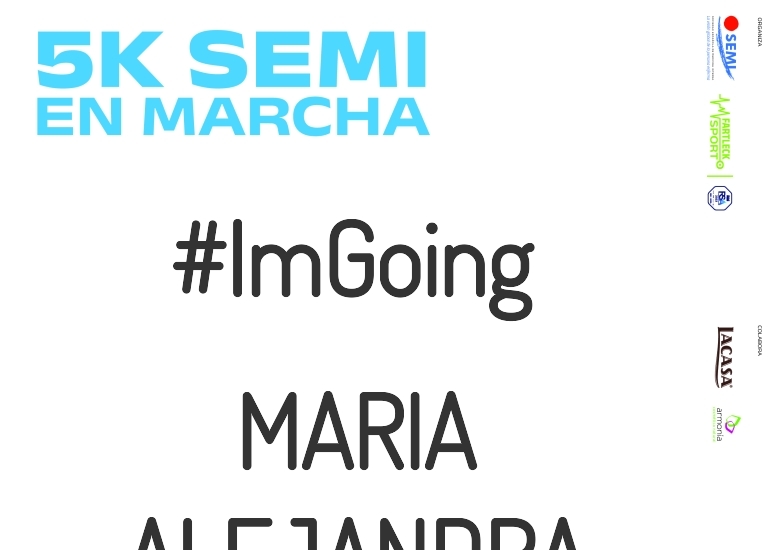 #JazGrem - MARIA ALEJANDRA (5K SEMI EN MARCHA 2023)