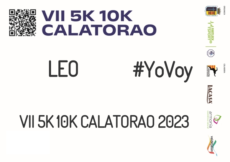 #YoVoy - LEO (VII 5K 10K CALATORAO 2023)