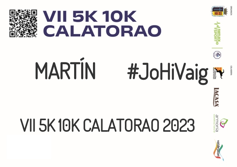 #YoVoy - MARTÍN (VII 5K 10K CALATORAO 2023)