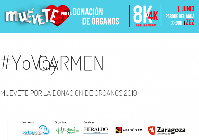 #JoHiVaig - CARMEN (MUÉVETE POR LA DONACIÓN DE ÓRGANOS 2019)