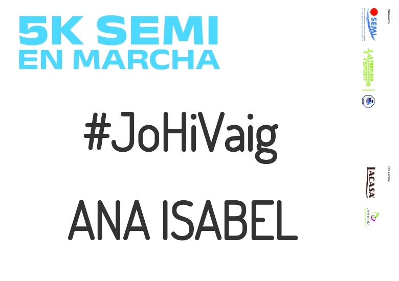 #ImGoing - ANA ISABEL (5K SEMI EN MARCHA 2023)