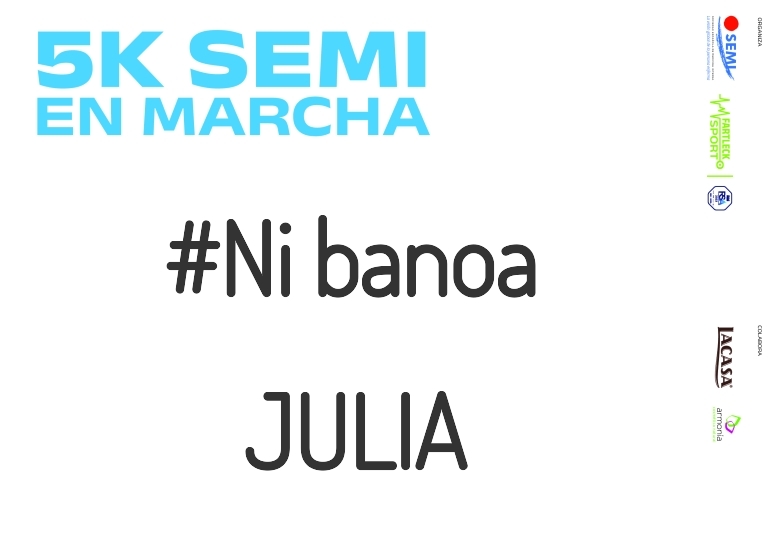 #JazGrem - JULIA (5K SEMI EN MARCHA 2023)