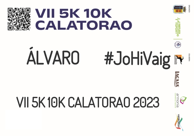 #YoVoy - ÁLVARO (VII 5K 10K CALATORAO 2023)