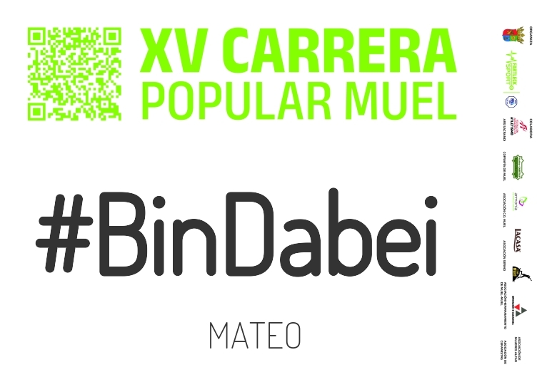 #YoVoy - MATEO (XV CARRERA POPULAR MUEL 2025)