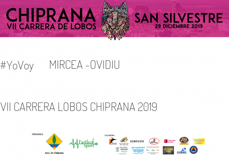 #YoVoy - MIRCEA -OVIDIU (VII CARRERA LOBOS CHIPRANA 2019 )