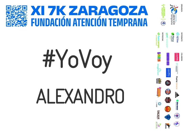 #YoVoy - ALEXANDRO (XI 7K FUNDACIÓN ATENCIÓN TEMPRANA)