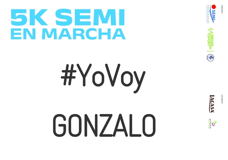 #YoVoy - GONZALO (5K SEMI EN MARCHA 2023)