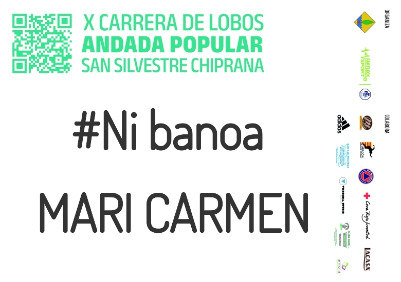 #EuVou - MARI CARMEN (X CARRERA LOBOS CHIPRANA 2023)