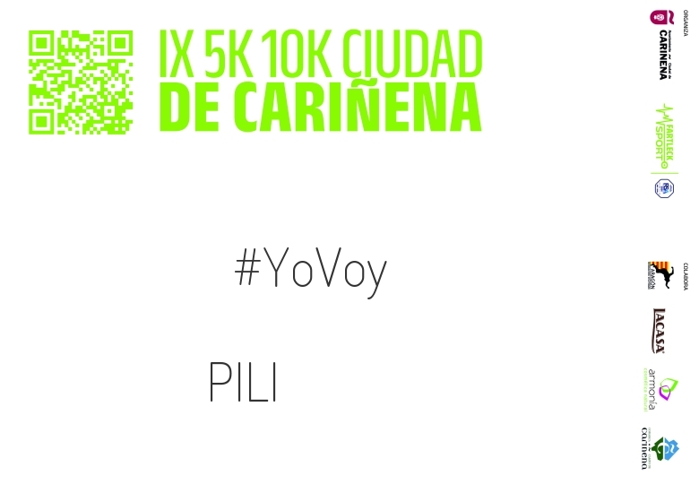 #YoVoy - PILI (IX 5K 10K CIUDAD DE CARIÑENA 2024)
