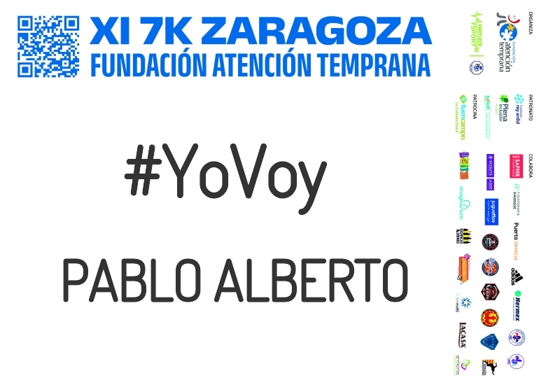 #YoVoy - PABLO ALBERTO (XI 7K FUNDACIÓN ATENCIÓN TEMPRANA)