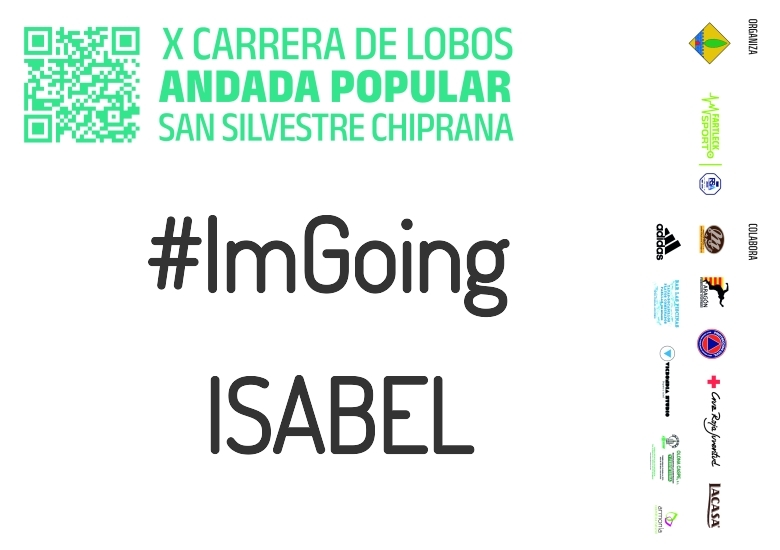 #YoVoy - ISABEL (X CARRERA LOBOS CHIPRANA 2023)