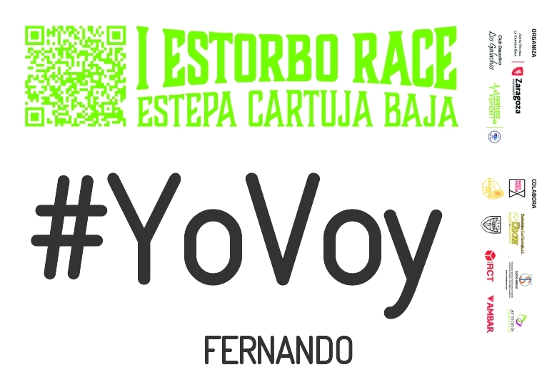 #YoVoy - FERNANDO (I ESTORBO RACE ESTEPA CARTUJA BAJA 2025)