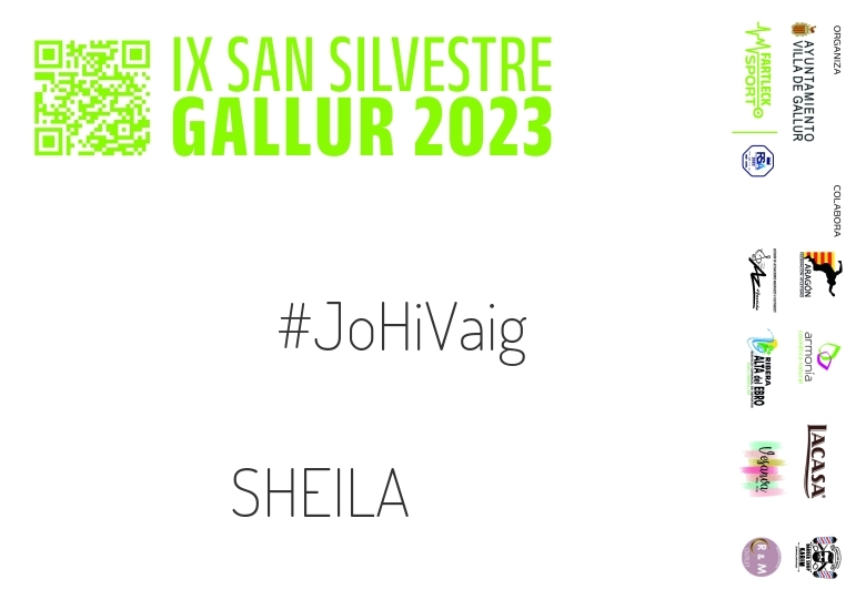 #YoVoy - SHEILA (SAN SILVESTRE GALLUR 2023)