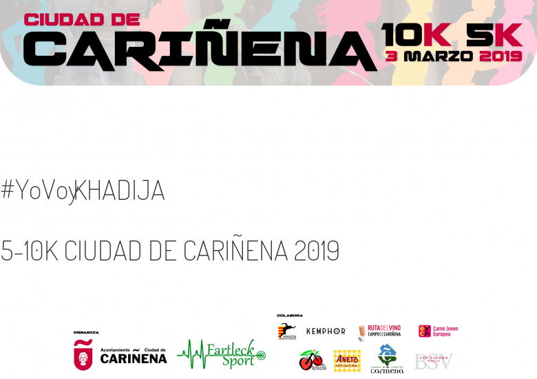 #JeVais - KHADIJA (5-10K CIUDAD DE CARIÑENA 2019)