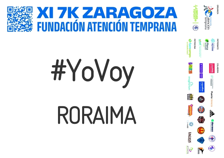 #YoVoy - RORAIMA (XI 7K FUNDACIÓN ATENCIÓN TEMPRANA)