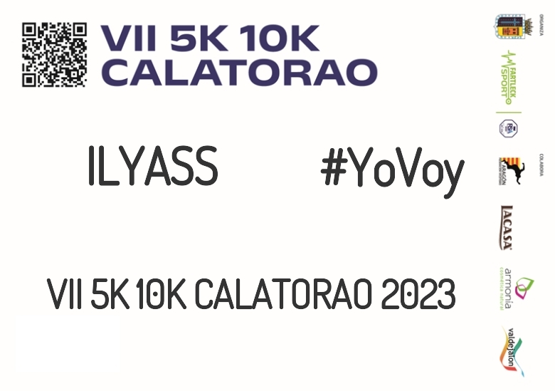 #YoVoy - ILYASS (VII 5K 10K CALATORAO 2023)