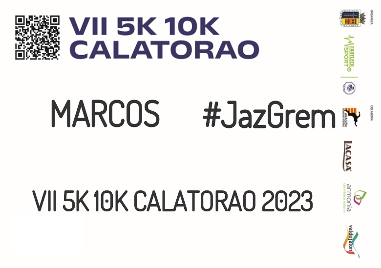 #ImGoing - MARCOS (VII 5K 10K CALATORAO 2023)