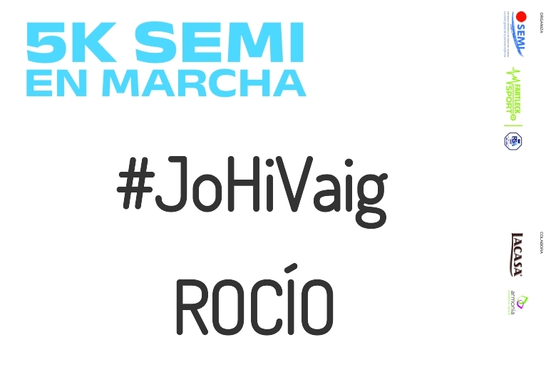 #JazGrem - ROCÍO (5K SEMI EN MARCHA 2023)