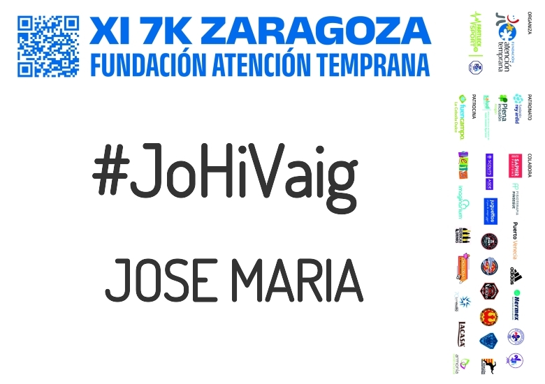 #YoVoy - JOSE MARIA (XI 7K FUNDACIÓN ATENCIÓN TEMPRANA)