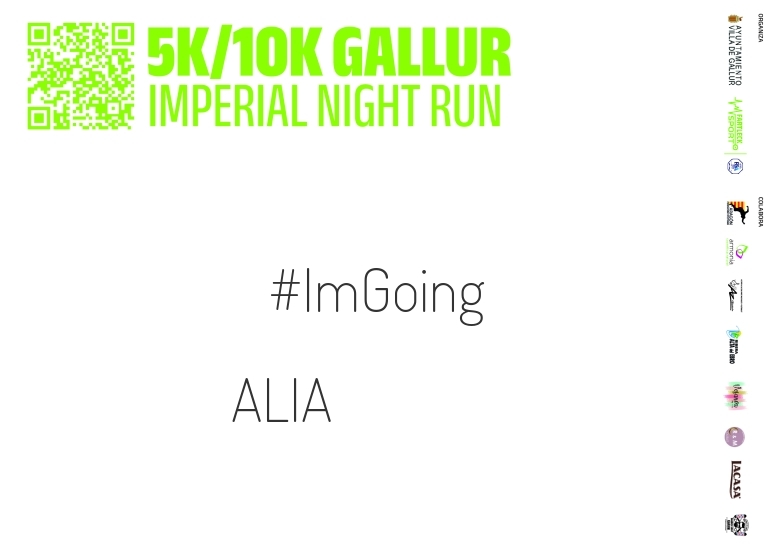 #YoVoy - ALIA (GALLUR IMPERIAL NIGHT RUN)