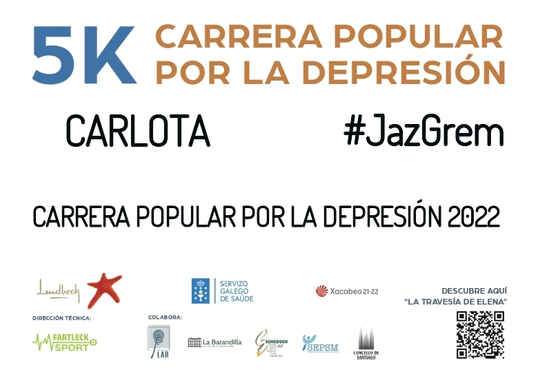 #YoVoy - CARLOTA (CARRERA POPULAR POR LA DEPRESIÓN 2022)