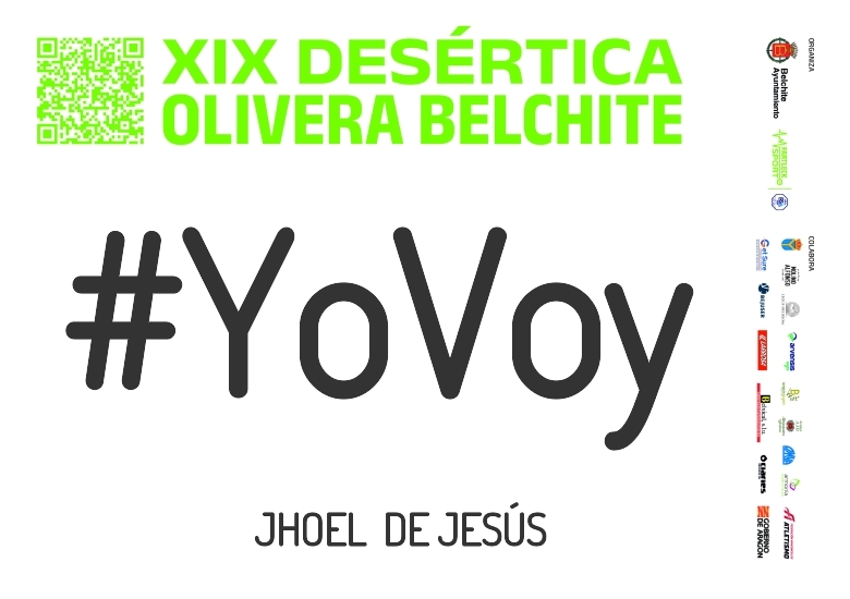 #YoVoy - JHOEL  DE JESÚS (XIX DESÉRTICA OLIVERA BELCHITE 2025)