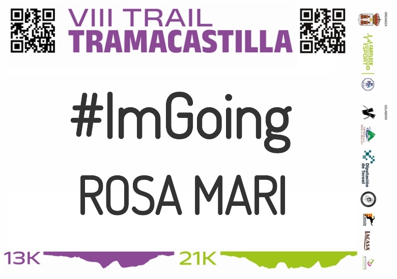 #YoVoy - ROSA MARI (VIII TRAMACASTILLA TRAIL DESAFÍO BARRANCO HONDO 2023)