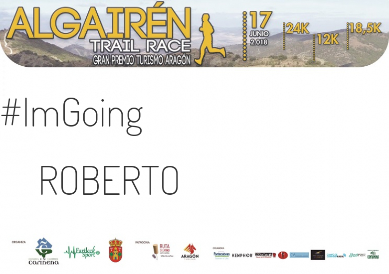 #ImGoing - ROBERTO (ALGAIREN TRAIL RACE  2018 )