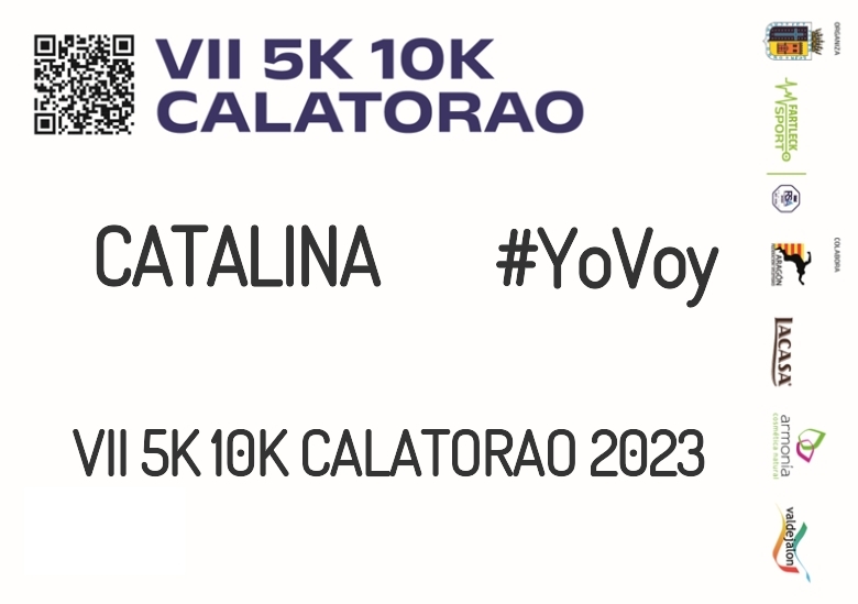 #Ni banoa - CATALINA (VII 5K 10K CALATORAO 2023)