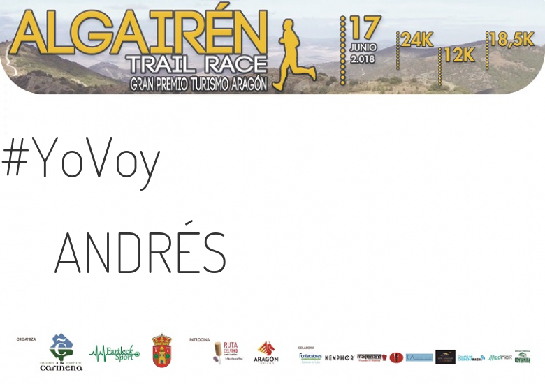 #ImGoing - ANDRÉS (ALGAIREN TRAIL RACE  2018 )
