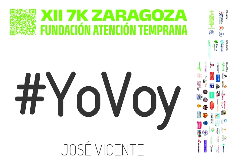 #YoVoy - JOSÉ VICENTE (7K FUNDACIÓN ATENCIÓN TEMPRANA 2025)