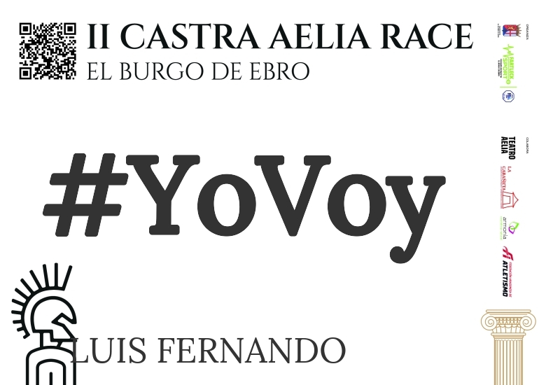 #YoVoy - LUIS FERNANDO (CASTRA AELIA RACE EL BURGO DE EBRO 2025)